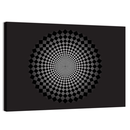 Optical Illusion Illustration Wall Art