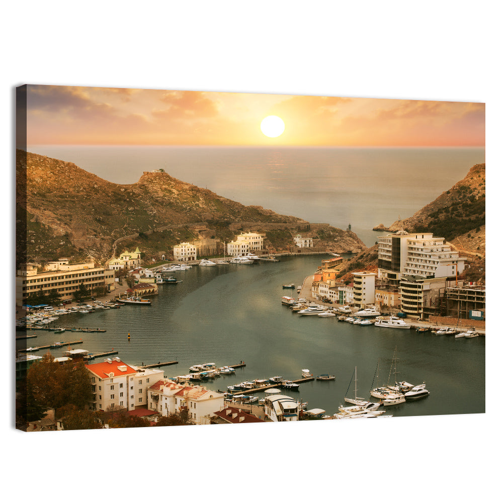 Balaklava Bay at Sunset Wall Art