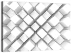 White Cube Grid Wall Art
