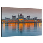 Budapest Parliament at Dusk Wall Art