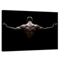 Muscular Back with Nautical Star Tattoos Wall Art
