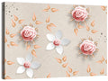 Jeweled Rose Floral Illustration Wall Art