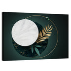 3d Palm Leaf Textured Composition Wall Art