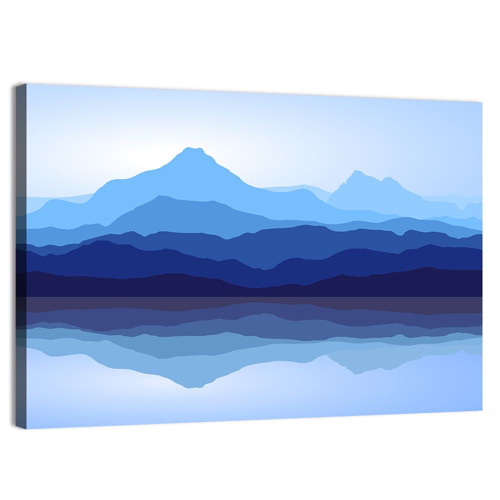 Blue Mountains Reflection Wall Art