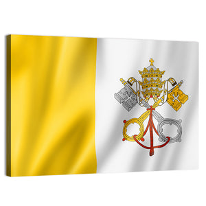 Flag Of Vatican City Wall Art