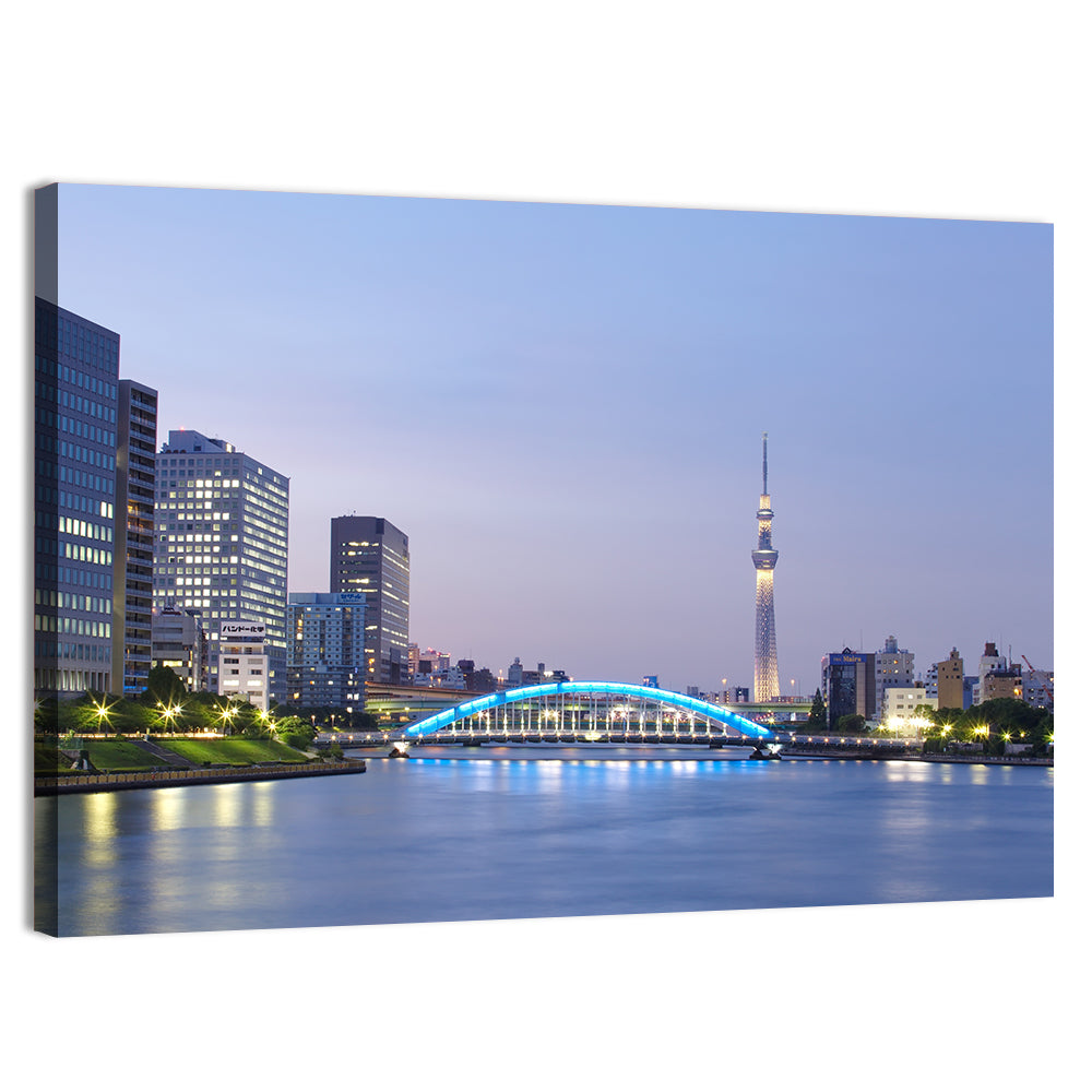 Tokyo Skyline at Dusk Wall Art