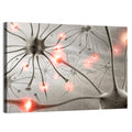 Hardwired Neurons with Glowing Synapses Wall Art