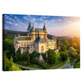 Bojnice Castle at Sunset Wall Art