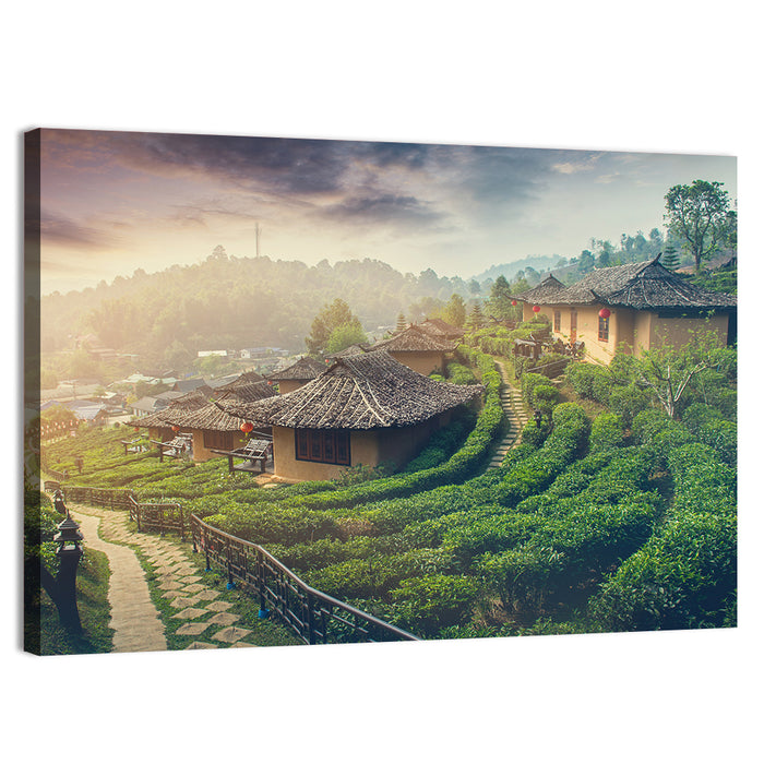 Sunrise at Lee Wine Rak Thai Wall Art as a canvas print