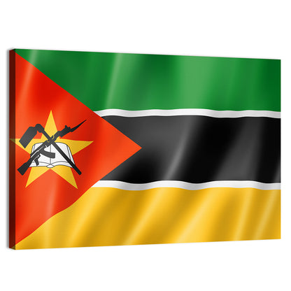 Flag Of Mozambique Wall Art