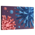 Microscopic Virus Cluster Wall Art