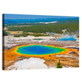 Grand Prismatic Spring Aerial View Wall Art