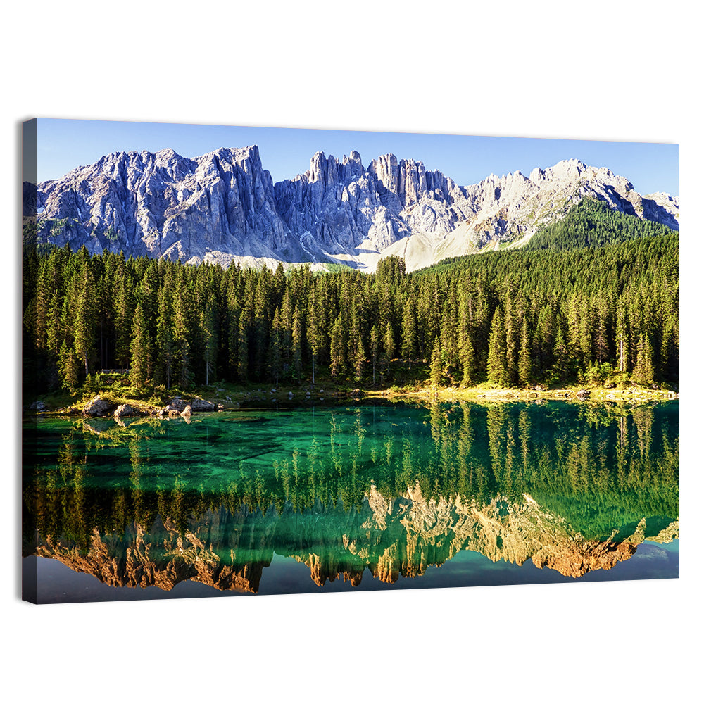 Karer Lake, Dolomites Wall Art, canvas print, landscape