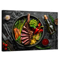 Tomahawk Steak in Cast Iron Pan Wall Art