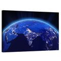 India at Night from Orbit Wall Art