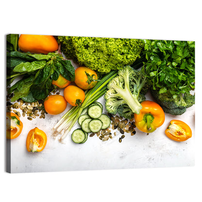 Fresh Vegetables Close-Up Wall Art