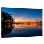 Thai Fishing Nets at Sunrise Wall Art