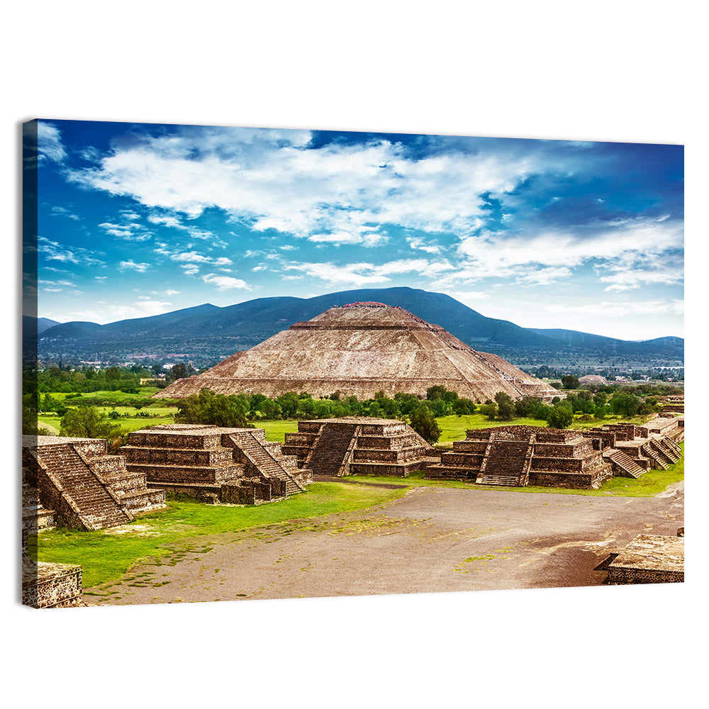 Teotihuacan Pyramid Ruins Wall Art
