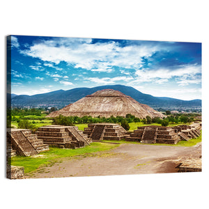 Old Ruins Of Aztec Civilization Mexico Wall Art