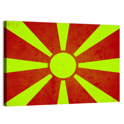 Flag Of Macedonia Wall Art