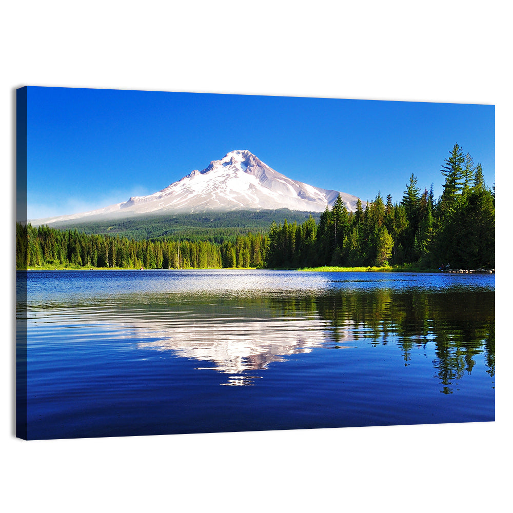 Mount Hood Reflection at Trillium Lake Wall Art