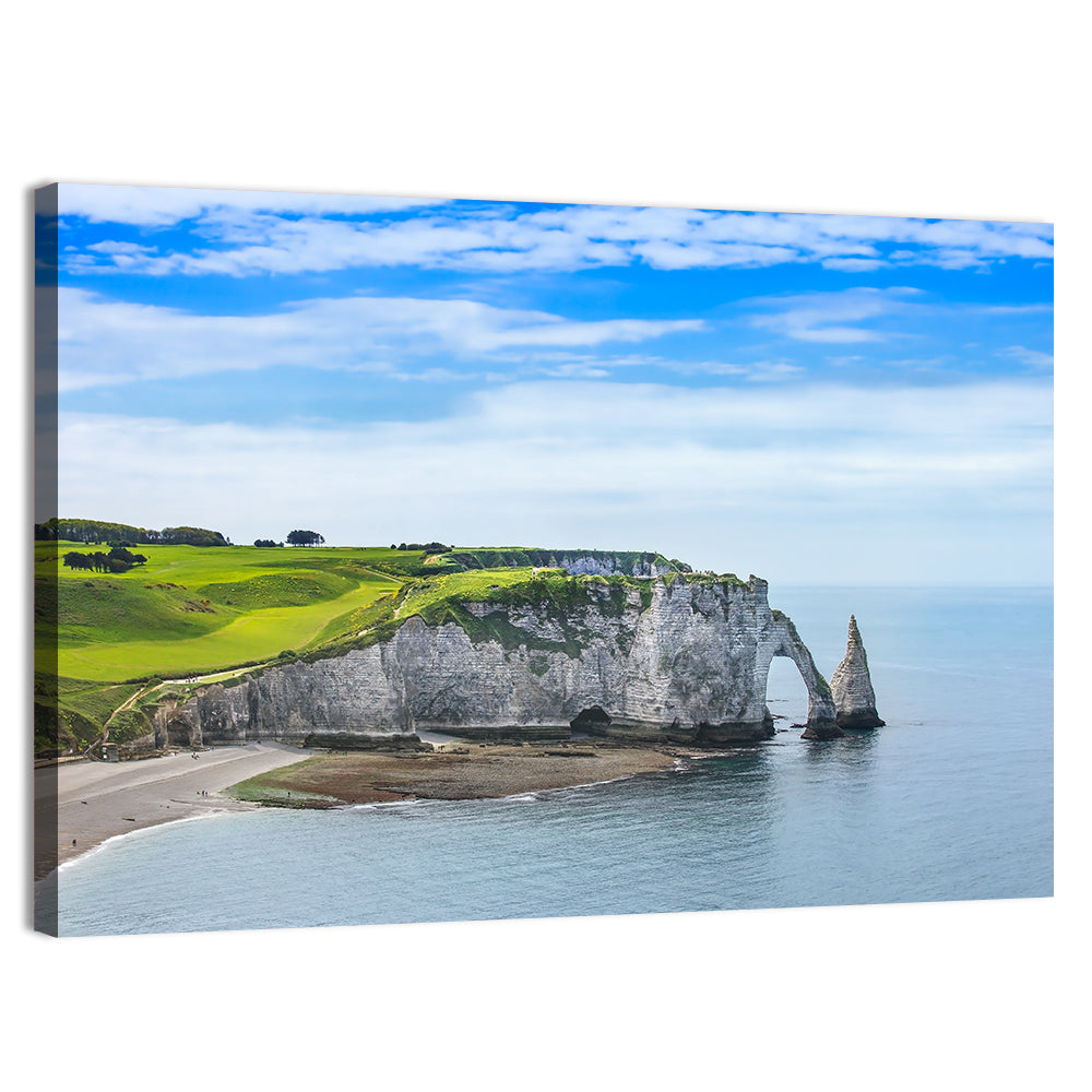 Étretat Porte D'aval Cliff Wall Art
