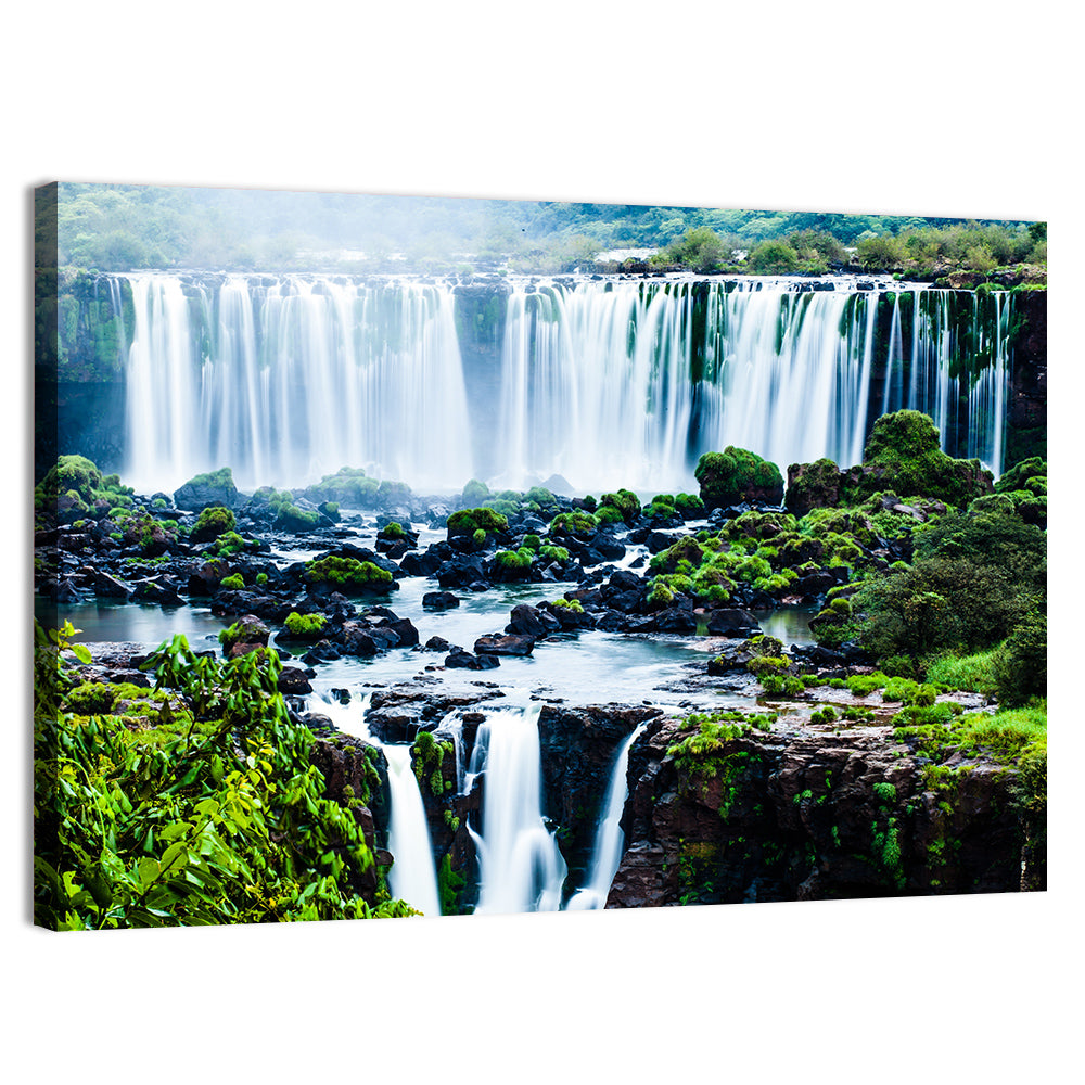 Iguazu Falls Cascades Wall Art, canvas print, landscape
