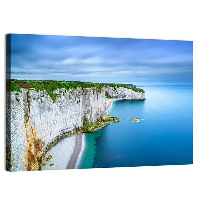 Étretat Cliffs, France Wall Art as a canvas print