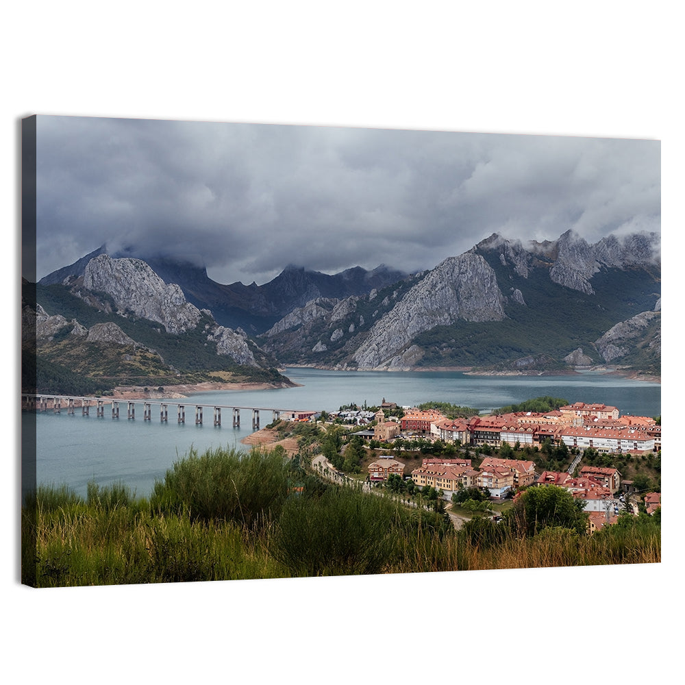 Riaño Summer Storm Wall Art, canvas print, landscape