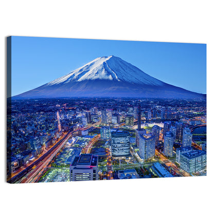 Mt Fuji & Yokohama Wall Art