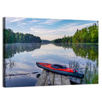 Red Kayak at Lake Kabetogama Wall Art