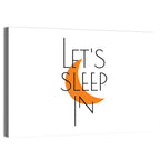 Let’s Step in Crescent Moon Quote Wall Art