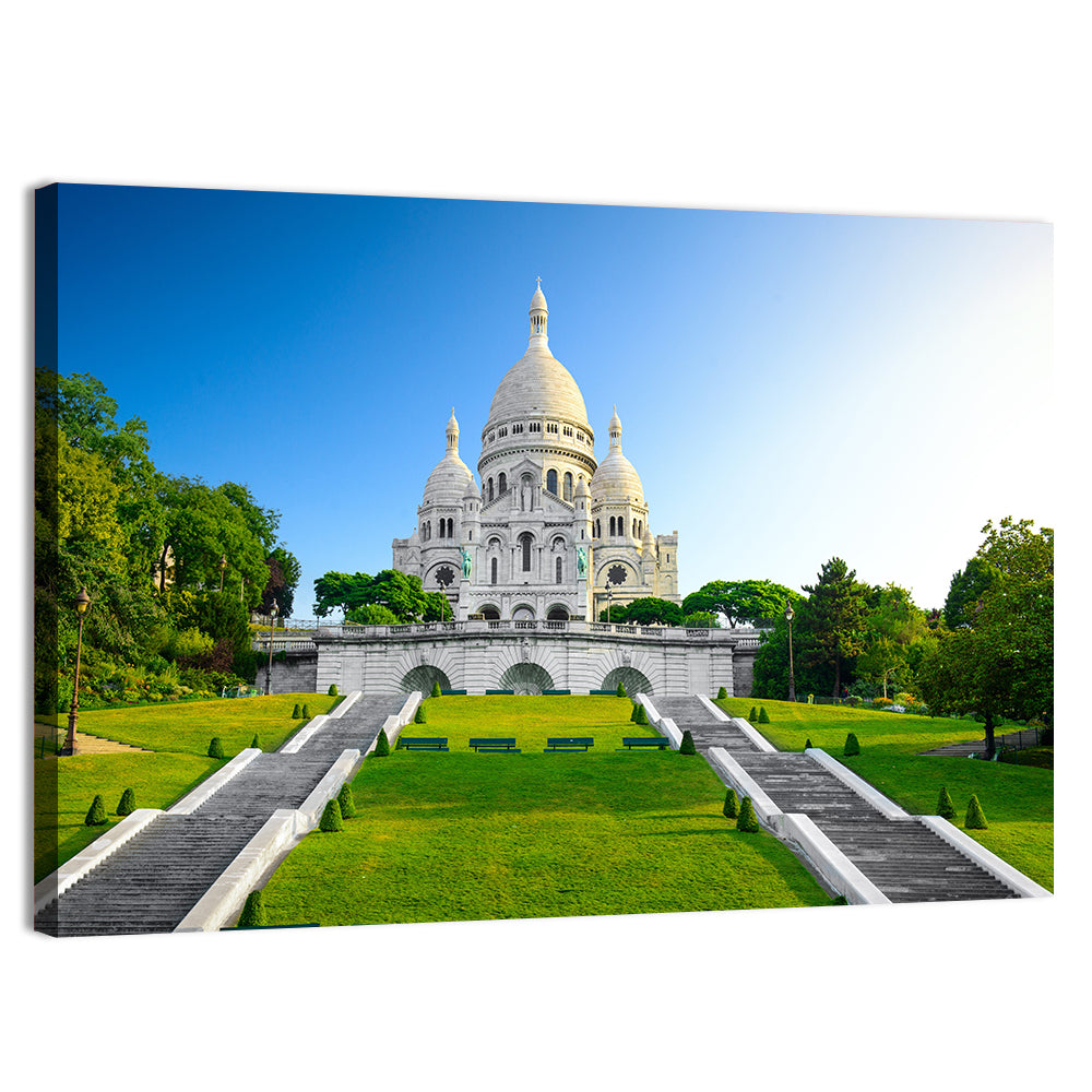 Sacré-cœur Basilica Paris Wall Art, canvas print, landscape