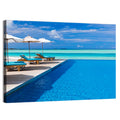 Tropical Infinity Pool Wall Art