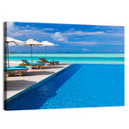 Tropical Infinity Pool Wall Art
