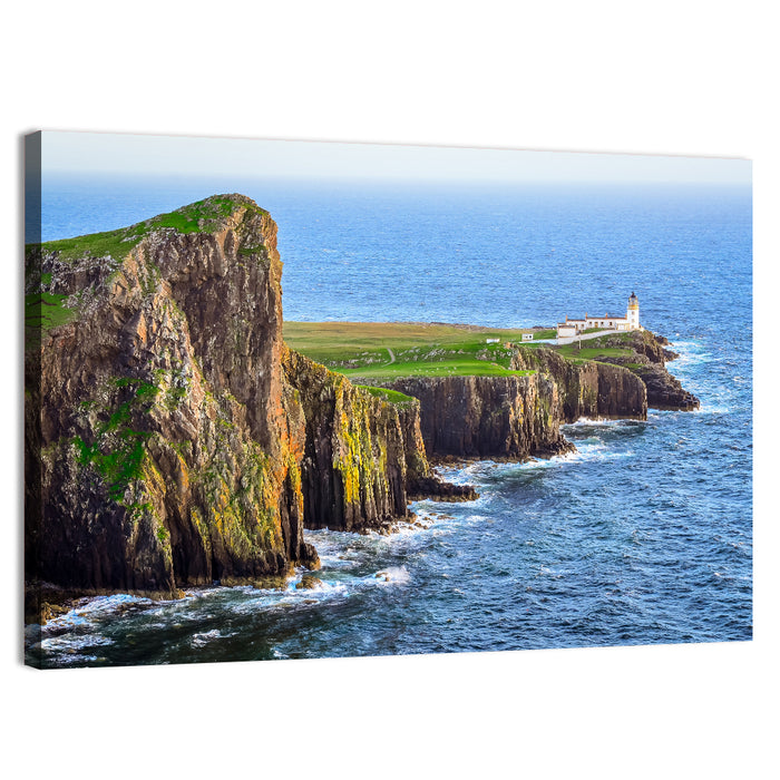 Neist Point Headland Lighthouse Wall Art as a canvas print