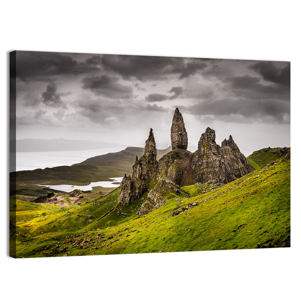 Old Man of Storr, Isle of Skye Wall Art, canvas print, landscape