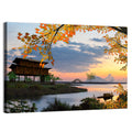 Chinese Lakeside at Dusk Wall Art