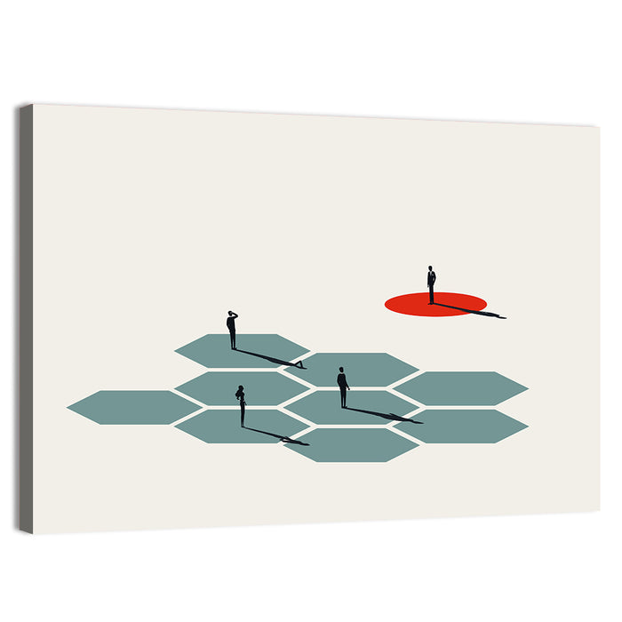 Symbol of Leadership Wall Art as a canvas print