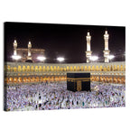 Night Gathering at the Kaaba Wall Art
