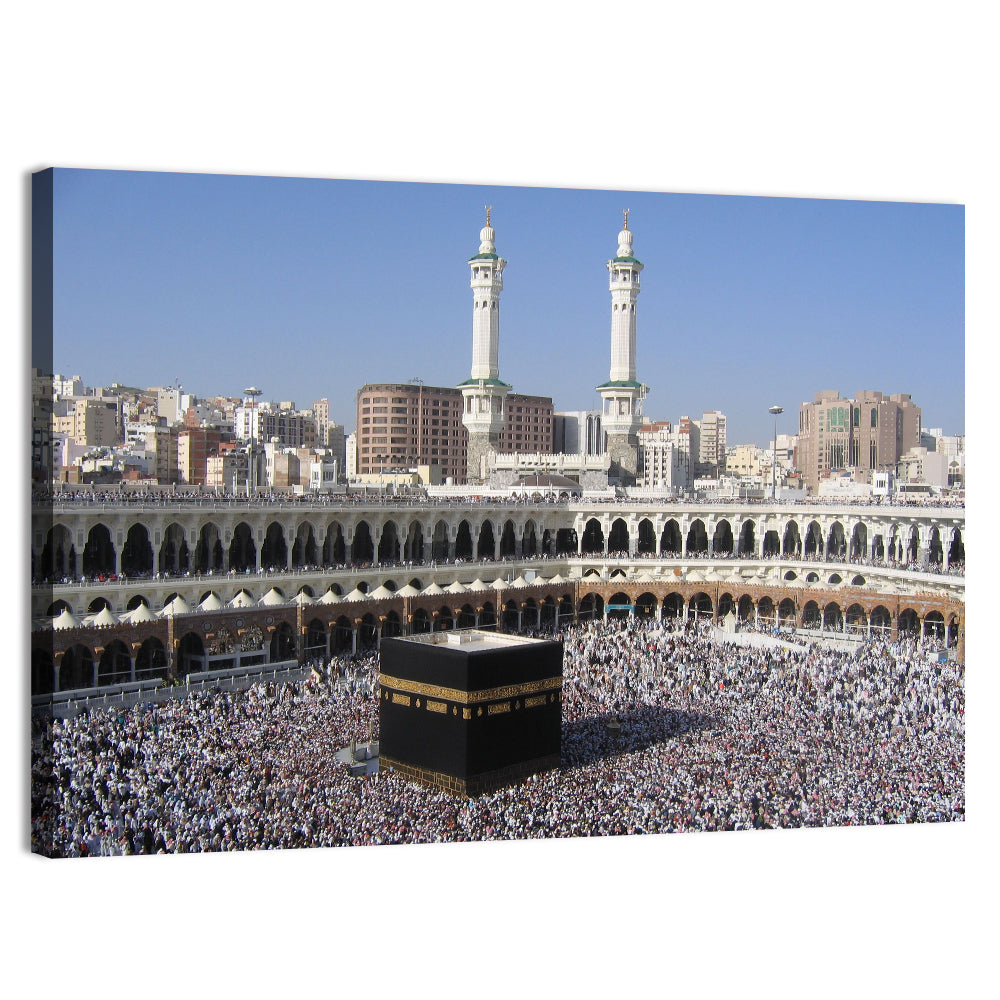 Kaaba at Masjid Al-haram Wall Art
