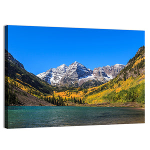 Maroon Bells In Colorado Wall Art