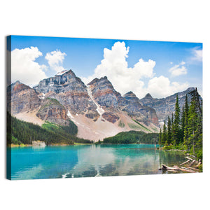 Moraine Lake In Banff National Park Wall Art