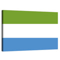 Sierra Leone Tricolor Flag Wall Art