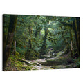 Mossy Halloween Forest Path Wall Art