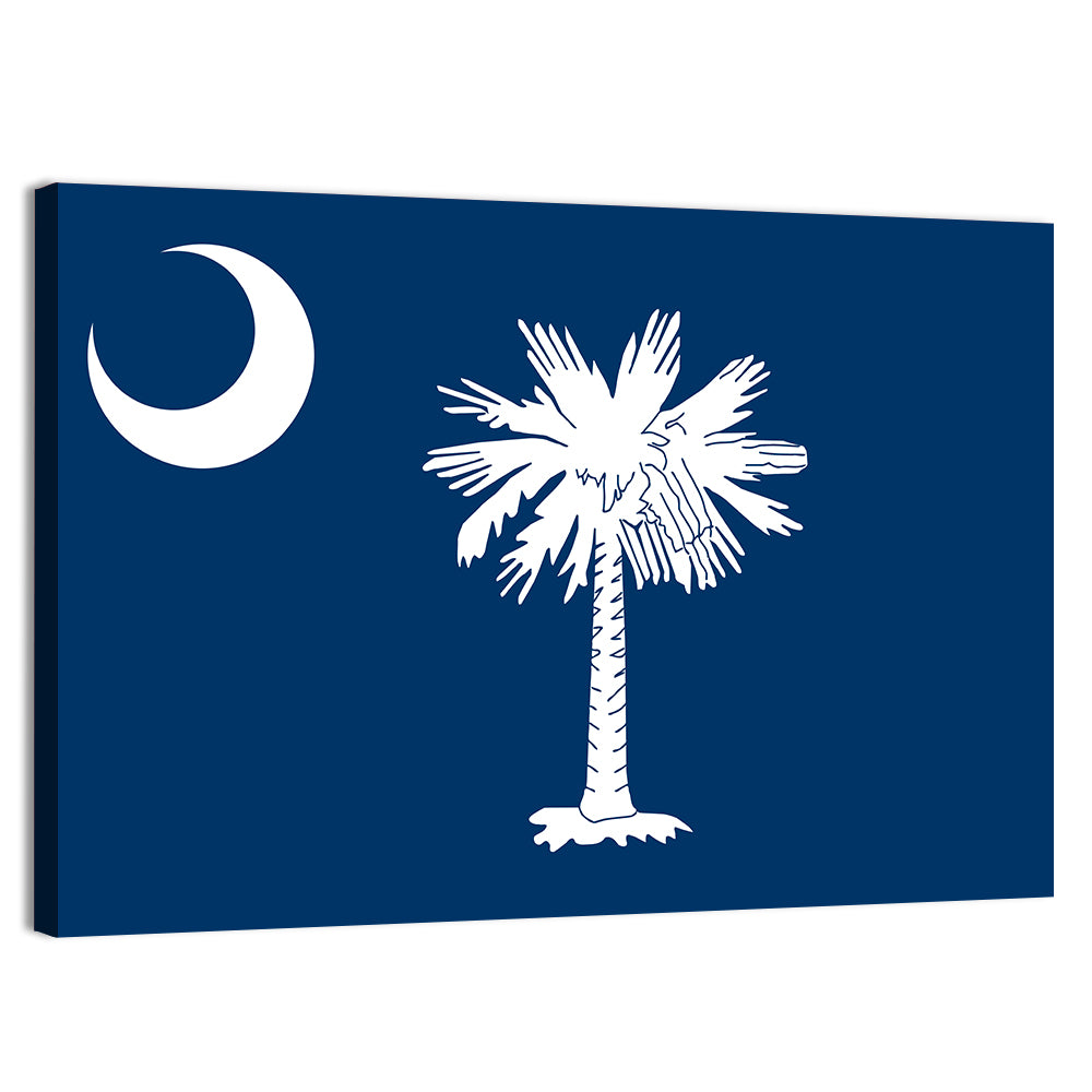 South Carolina Flag Graphic Wall Art
