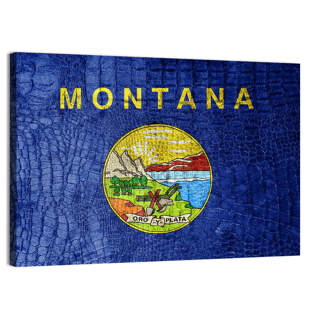 Montana State Flag Wall Art