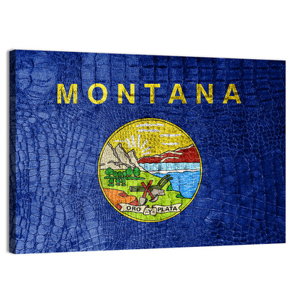 Montana State Flag Wall Art