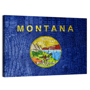 Montana State Flag Wall Art