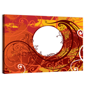 Vector Ornament In Flower Style Wall Art